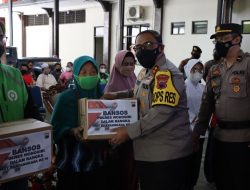 Polres Wonogiri Polda Jateng Peringati HUT Bhayangkara ke-76 Adakan Giat Bakti Sosial