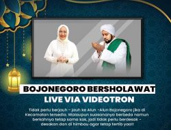 Gebyar Bojonegoro Bersholawat, Dinas Kominfo Siapkan Tayang Live 6 Titik Videotro.