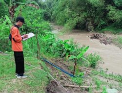 BPBD Bojonegoro Lakukan Asessment Dampak Longsor Tebing Sungai di Dua Kecamatan