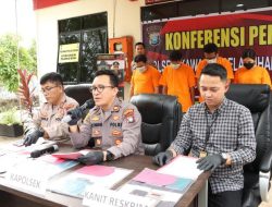 Kapolsek KKP Batam Ungkap 4 Orang Pelaku Tindak Pidana Perekrut PMI Ilegal di Pelabuhan Internasional Harbourbay Batam
