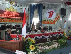 Rapat Paripurna Istimewa DPRD Lampung Utara Dalam Rangka Peringati HUT Kabupaten Lampura Ke-77
