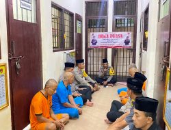 Berbagi Keberkahan Ramadhan, Polres Wonogiri Gelar Buka Bersama Tahanan