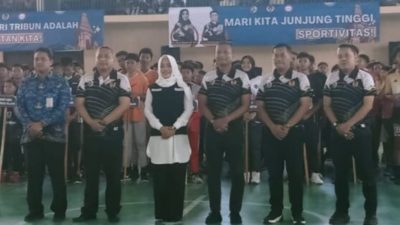 KONI Bersinergi Dengan Disbudporapar Kab. Mojokerto Gelar Turnamen Bola Volley Antara SLTP untuk Pencarian Bibit Atlet Potensial