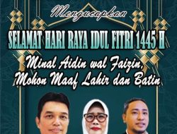 Perumda DELTA TIRTA SIDOARJO mengucapkan Selamat Hari Raya Idul Fitri 1445 H
