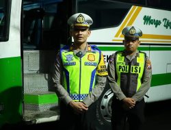 Respon Cepat, Satlantas Polres Bojonegoro Amankan Tiga Crew Bus Terlibat Adu Jotos