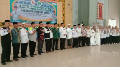 520 Calon Jamaah Haji Kabupaten Lampung Utara Ikuti Bimbingan Manasik Haji