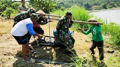 Sukseskan Program Pompanisasi Kementan, Babinsa Kodim Bojonegoro dikerahkan Dampingi Petani